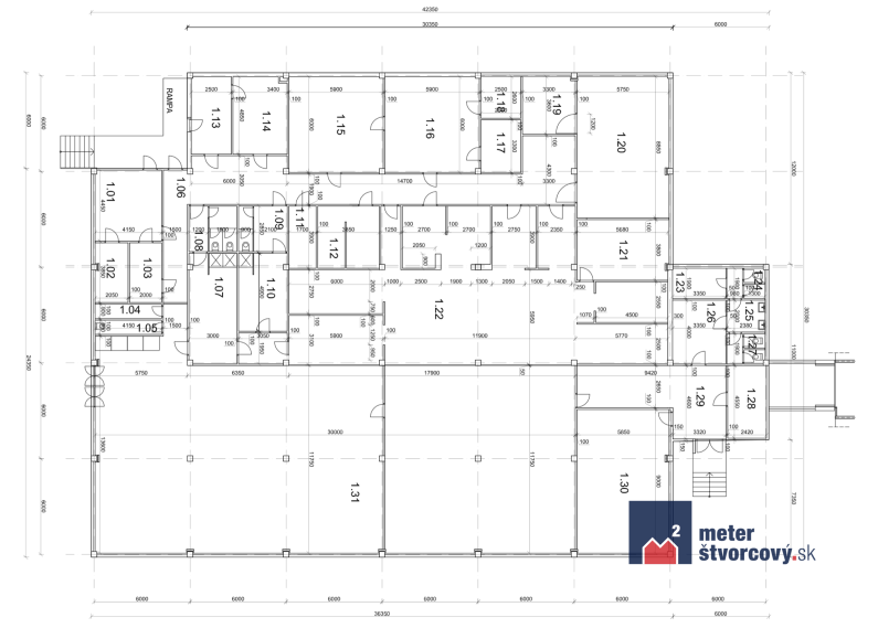 Polyfunkčná budova | 1100 m2 plus pozemok | Ružomberok