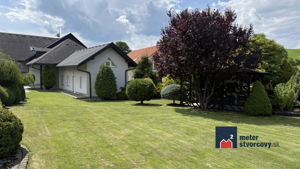 Predaj rodinnej vily s krásnou záhradou 1250 m2 | Stránske | Rajecké Teplice