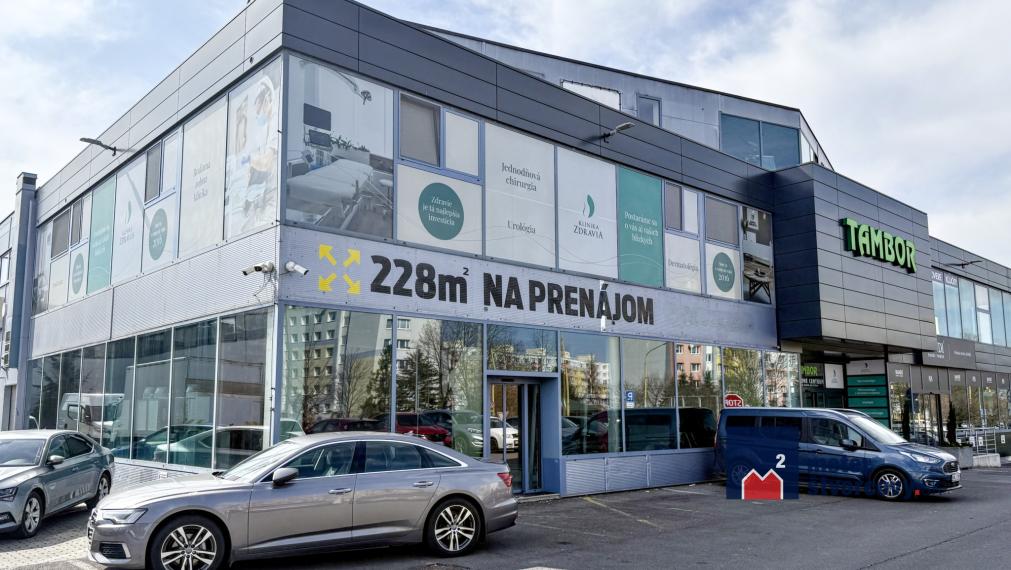 Obchodné priestory na prízemí | Solinky | 228 m2 | Tambor