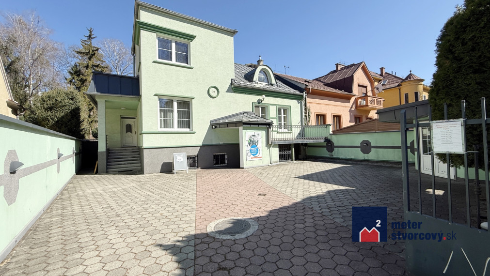 Polyfunkčná vila 1200 m2 | parkovanie | Žilina - Centrum