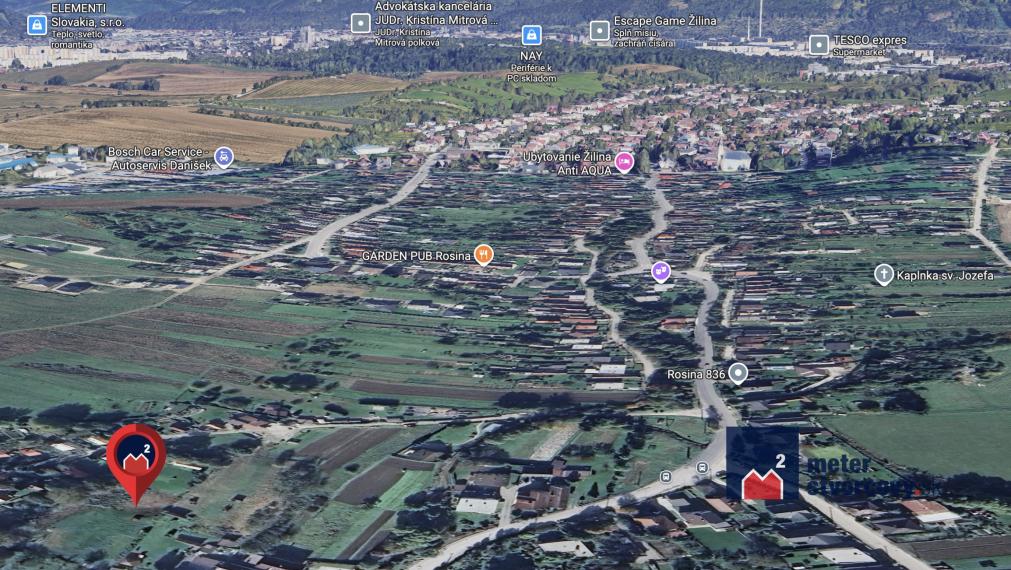 Stavebný pozemok na rodinný dom | 825 m2 | Višňové