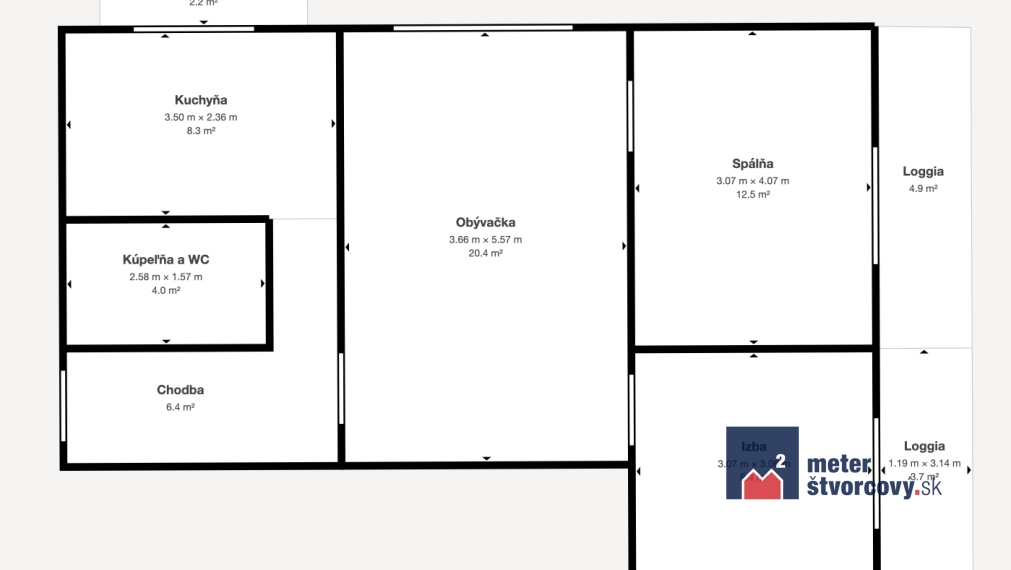 3-izbový byt A. Bernoláka, Žilina