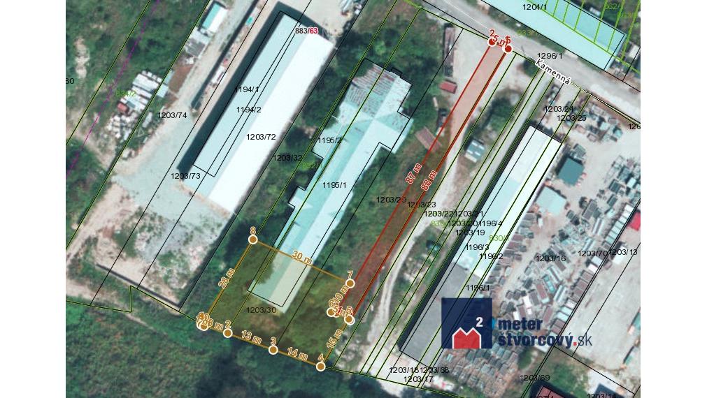 Pozemok na priemysel a skladovanie | časť haly | 270 m2 | pozemok 950 m2