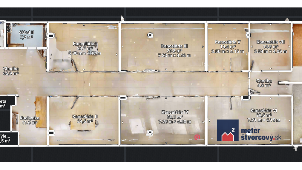 Moderná kancelária v Europalace Žilina | 30 m2 | plus zázemie od 450 EUR/mesiac