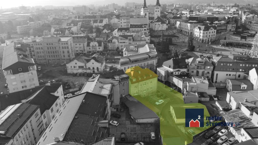 Súbor komerčných budov s parkovaním v úplnom centre Žiliny | 1581 m2