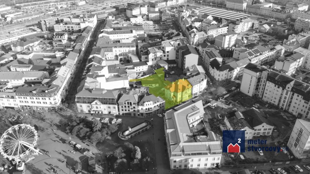 Súbor komerčných budov s parkovaním v úplnom centre Žiliny | 1581 m2