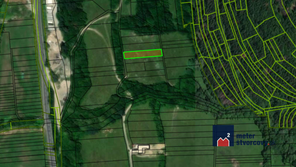 Predaj: Rekreačný pozemok – Povina (1140 m2)