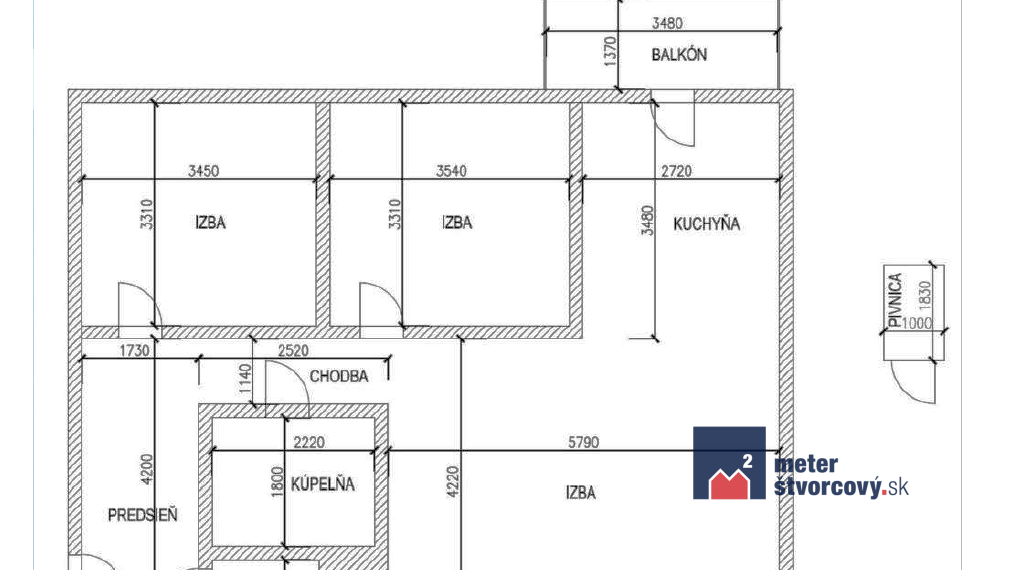 Predaj: NOVOSTAVBA 3 izbový byt s balkónom a 2 parkovacími miestami - Maršová-Rašov