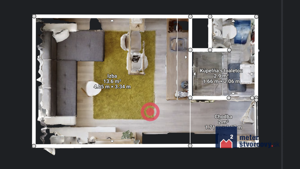 Prenájom krásnej garsónky | 20 m2 | Žilina - Vlčince | zariadená