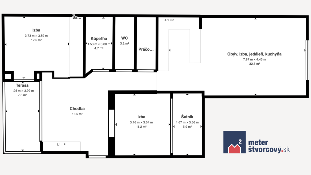 Nadštandardný byt v centre Žiliny