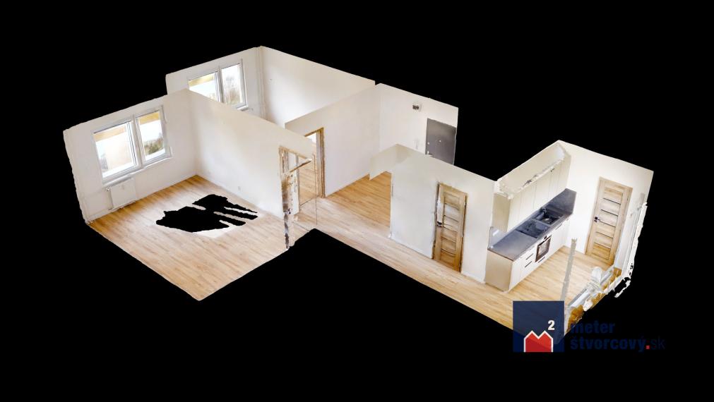 Moderný 2-izbový byt po kompletnej rekonštrukcii, Žilina – Vlčince