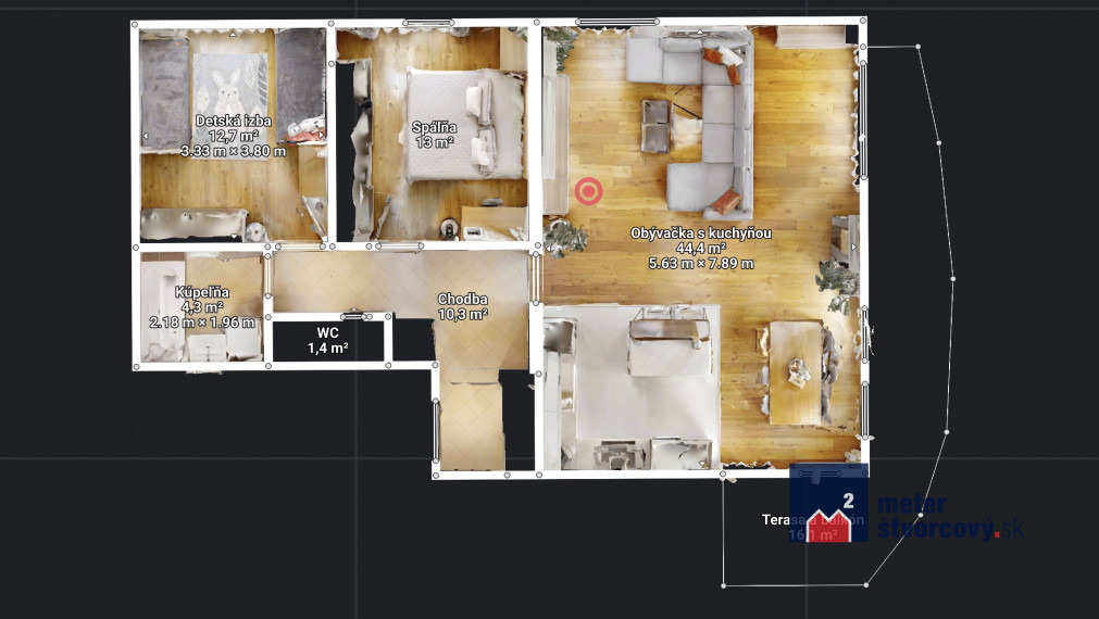 NOVINKA: Komfortný 3-izb. byt | 87 m2 | Arboreum | Žilina - Obežná