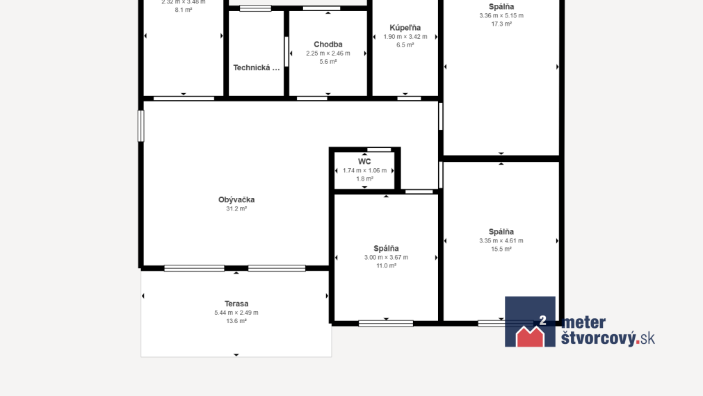 Predaj: 4-izbový bungalov Svederník - Lipová Alej