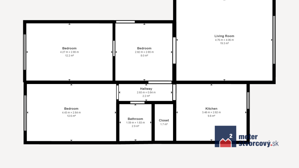 Moderný 3-izbový byt po kompletnej rekonštrukcii | Žilina – Solinky | 70 m²