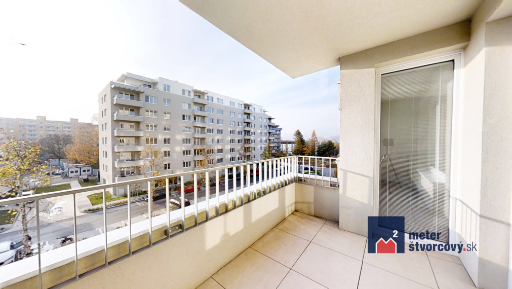 Na prenájom moderný 2-izbový byt s parkovaním v projekte Zelené Vlčince – Žilina