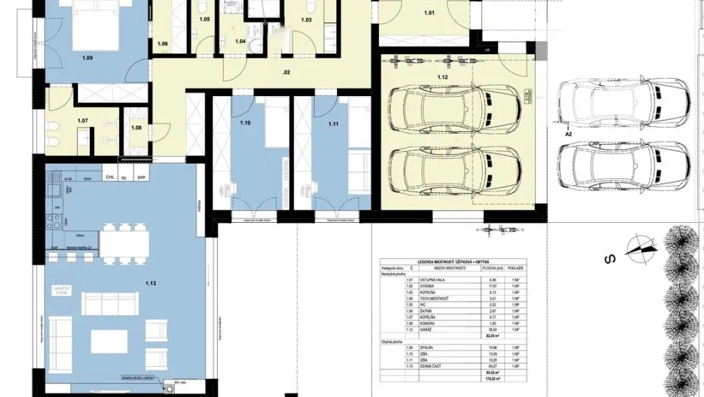Novostavba 4-izb. bungalovu | dvojgaráž | Teplička | 774 m2