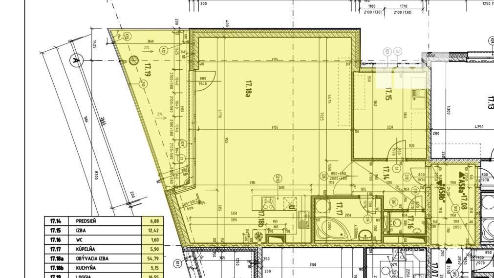 Veľkometrážny 2i s možnosťou zmeny na 3i | 86 m2 | terasa