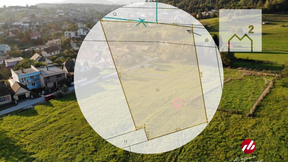 Stavebný pozemok s IS a povolením | Žilina - Trnové | 615 m2