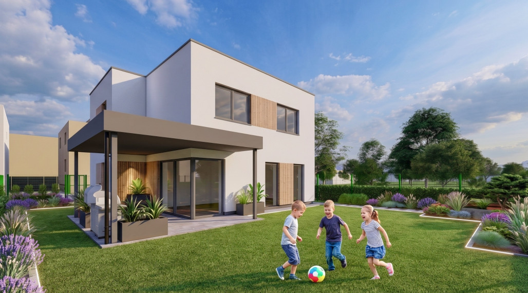 PRIPRAVUJEME: 4-izb. RD novostavba | 446 m2 pozemok | 132 úžit. plocha | Žilina - Bánová