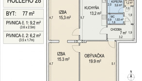 REZERVOVANÉ: Predaj: 3 izbový byt Žilina-Staré mesto