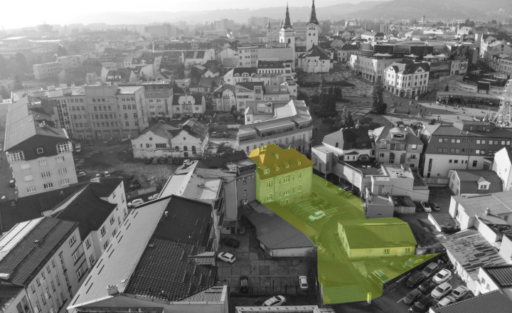PREDANÝ: Komerčný areál na námestí v centre Žiliny s parkovaním | 1581 m2 - fotografia 5