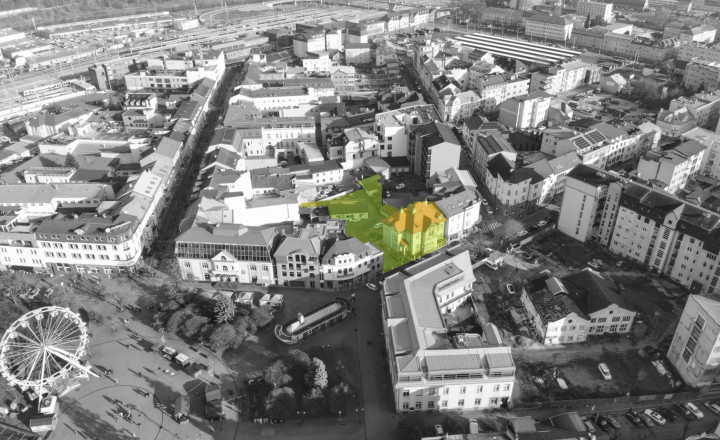 PREDANÝ: Komerčný areál na námestí v centre Žiliny s parkovaním | 1581 m2 - fotografia 4