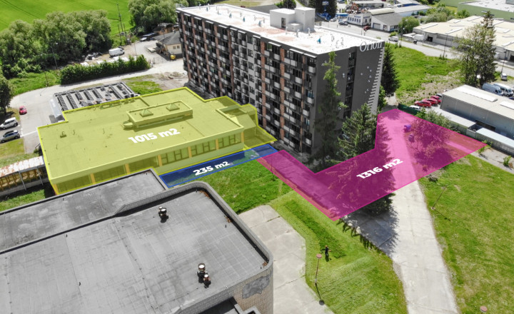 PREDANÉ: Polyfunkčná budova 1100 m2 | 2566 m2 priľahlých pozemkov | Ružomberok