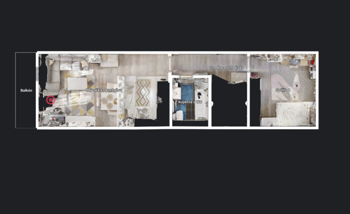 REZERVOVANÝ: 3-izb. mezonet | 80 m2 | Europalace | garážové miesto - fotografia 14