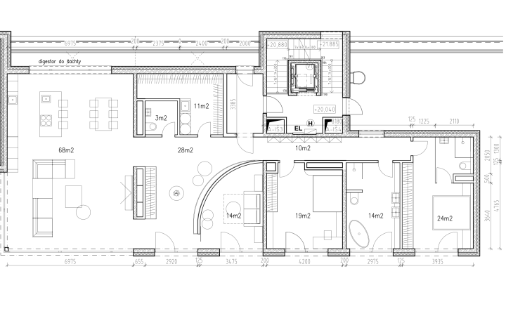 Výnimočný 4-izb. PENTHOUSE | 189 m2 plus 261 m2 terasa a 56 m2 garáž - fotografia 2