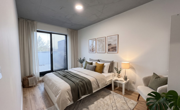 Prenájom | 3-izb. byt | 64 m2 plus veľká terasa | park. miesto | novostavba - fotografia 4